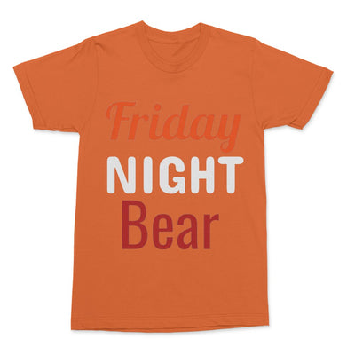 Friday Night Bear White T-Shirt