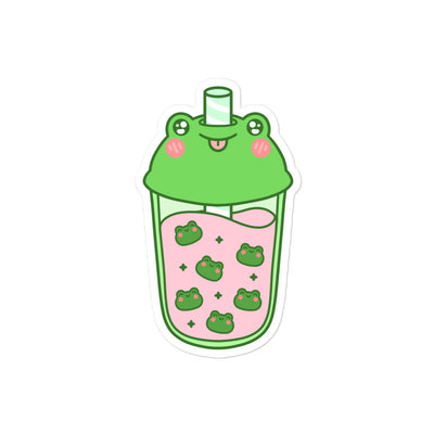 Froggy Boba Sticker