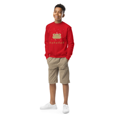 Froggycrossing Holiday Youth Sweater
