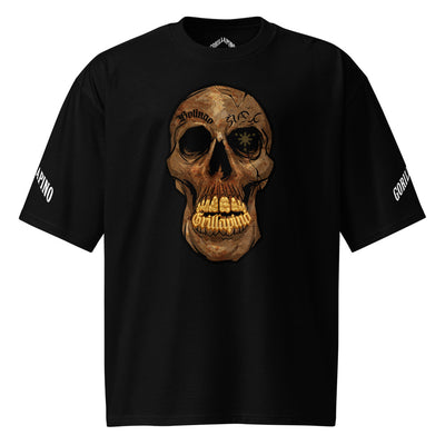 GRILLapino Bolinao Skull (heavyweight) Black T-Shirt