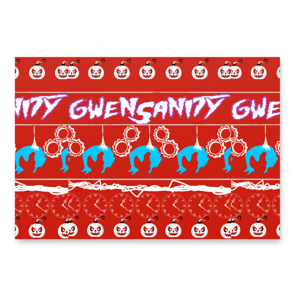 GWENSANITY Ugly Wrapping Paper