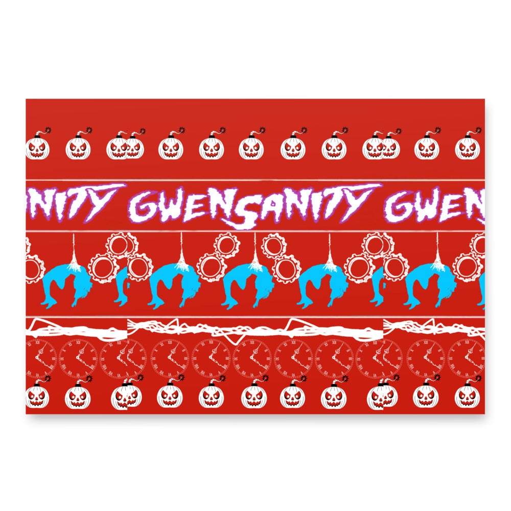 GWENSANITY Ugly Wrapping Paper