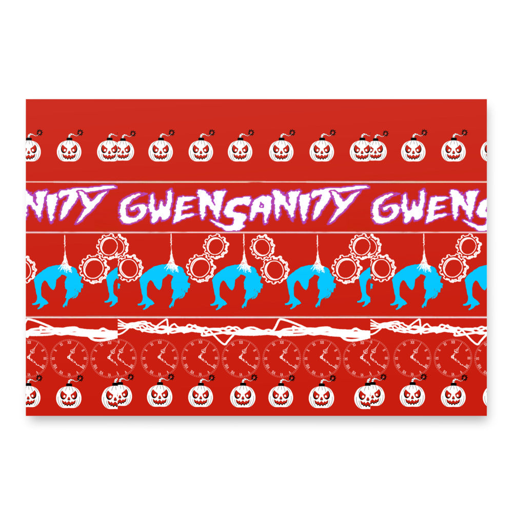 GWENSANITY Ugly Wrapping Paper