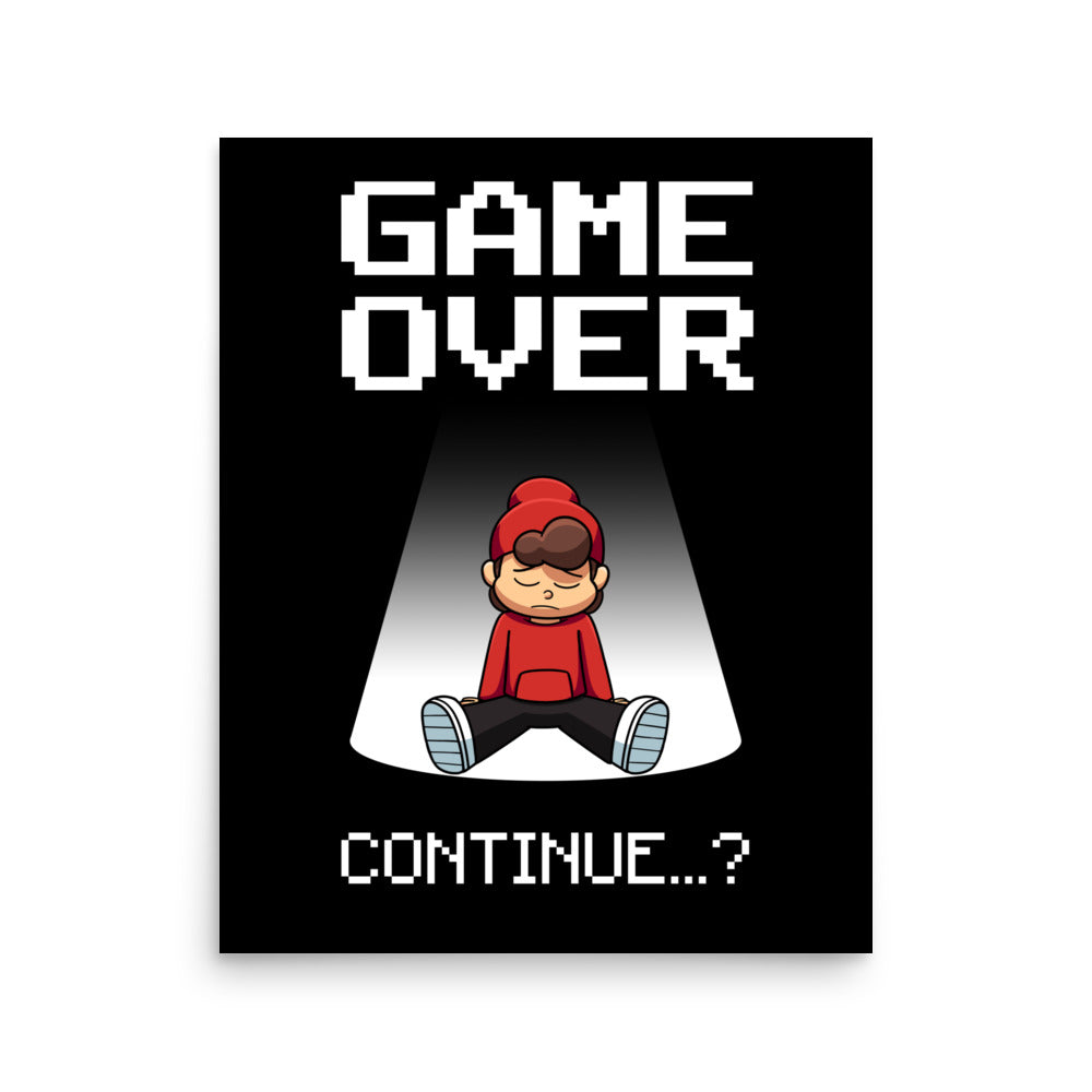 GameToons - Game Over Poster – Crowdmade