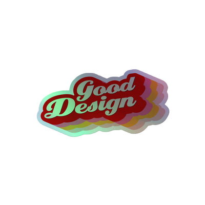 Good Design Holo Sticker