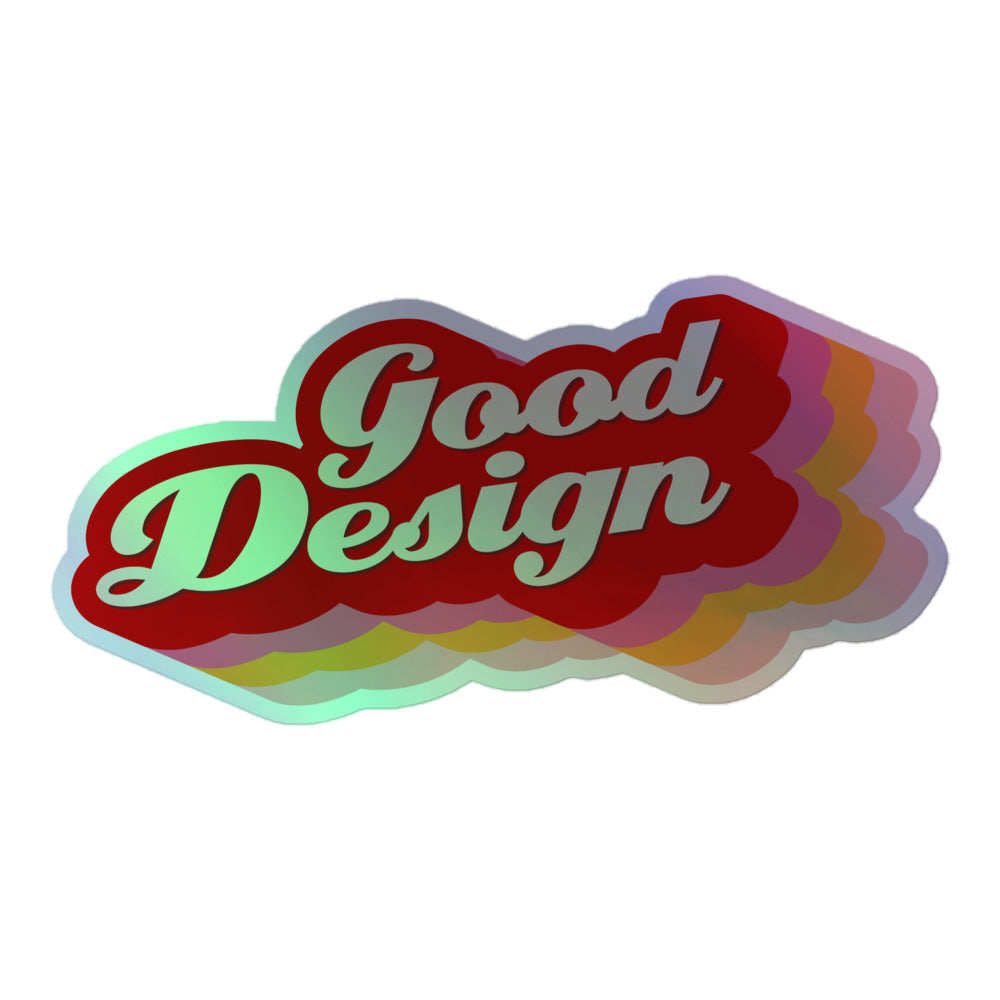 Good Design Holo Sticker