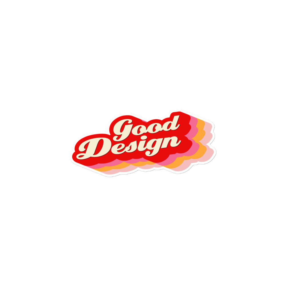 Good Design Sticker