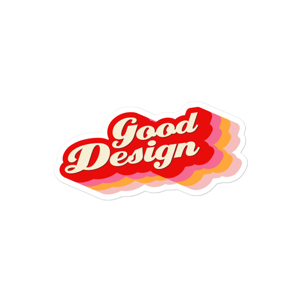 Good Design Sticker