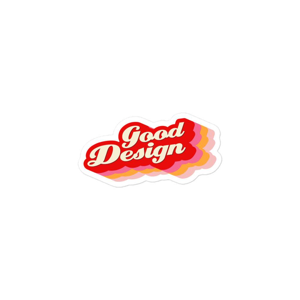 Good Design Sticker