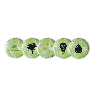 Green Friends Collector Set Pins