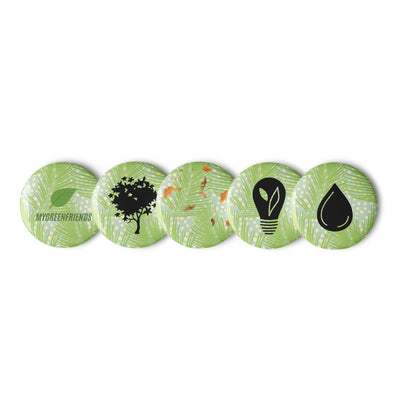 Green Friends Collector Set Pins