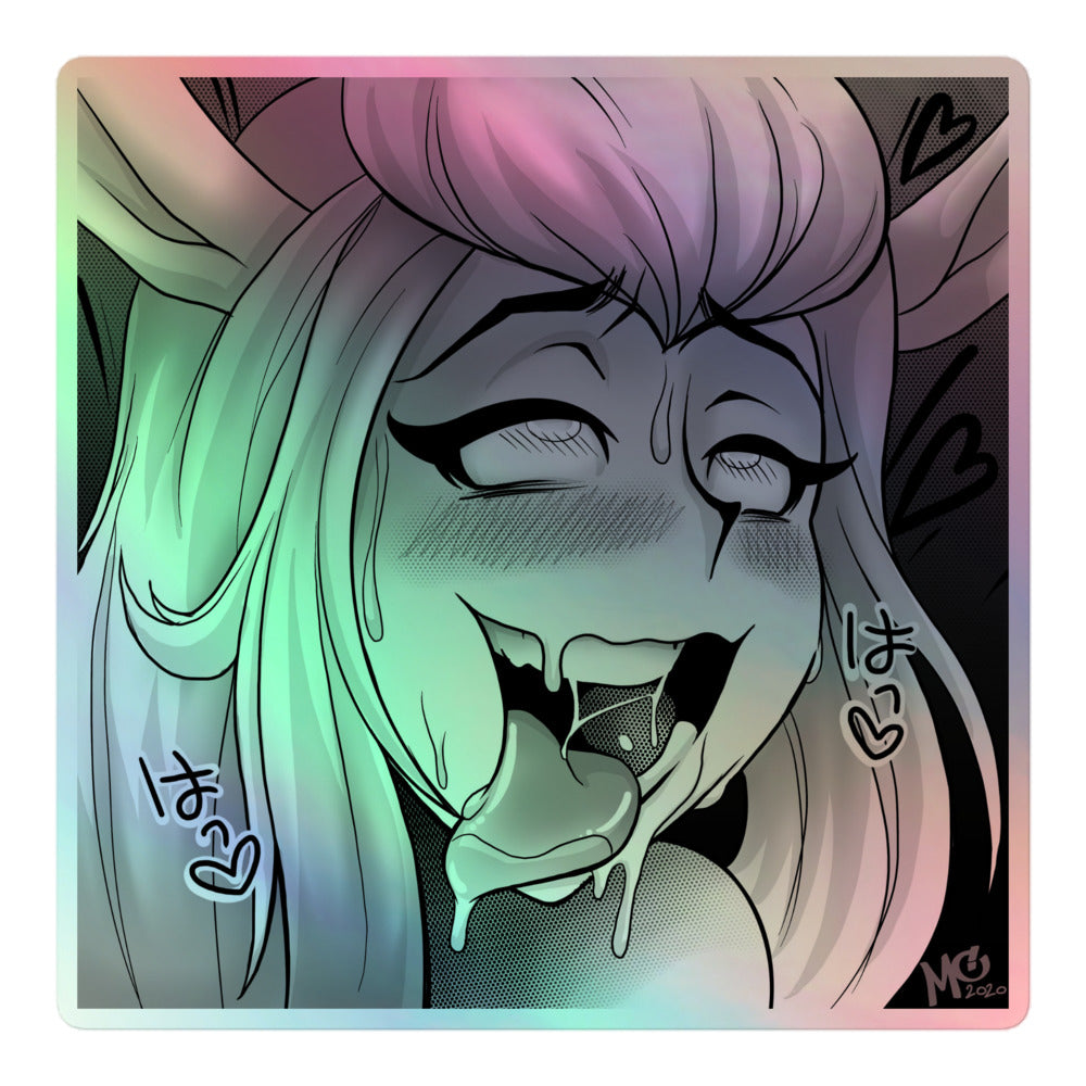 Happy Lily Holographic Sticker