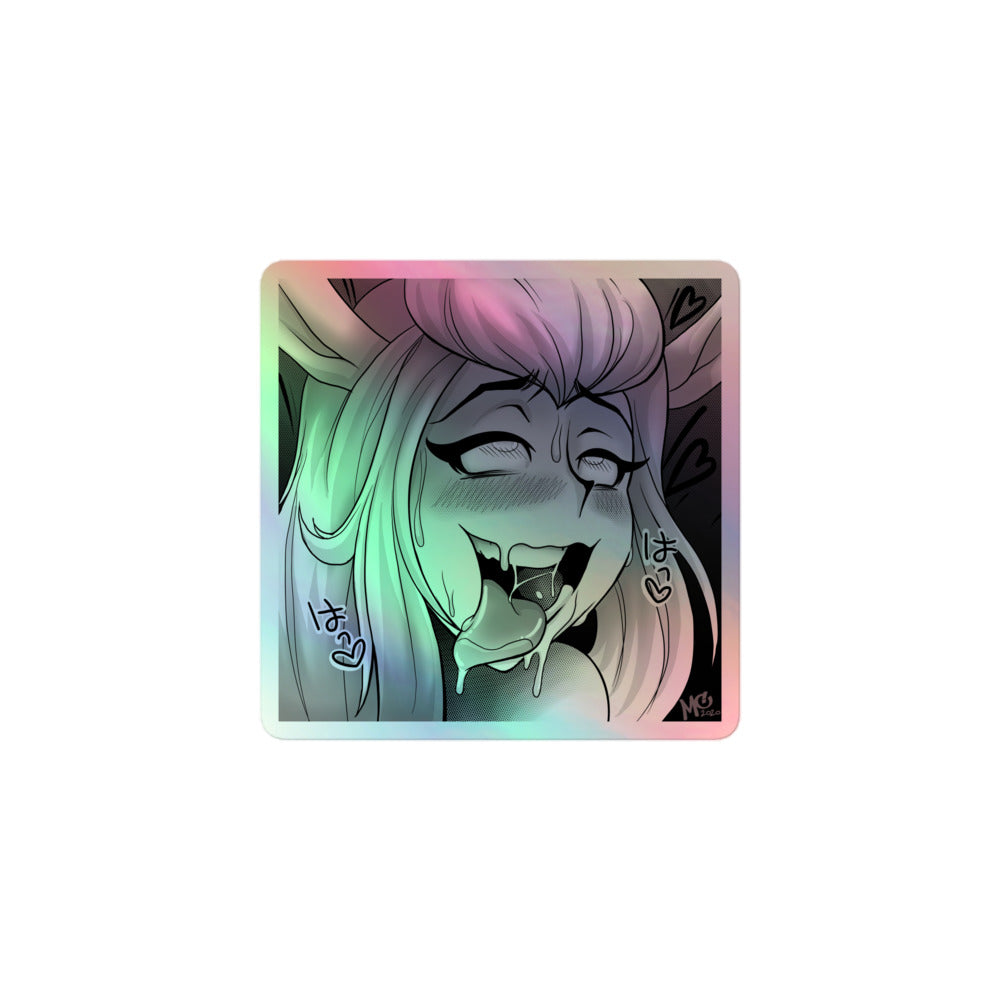 Happy Lily Holographic Sticker