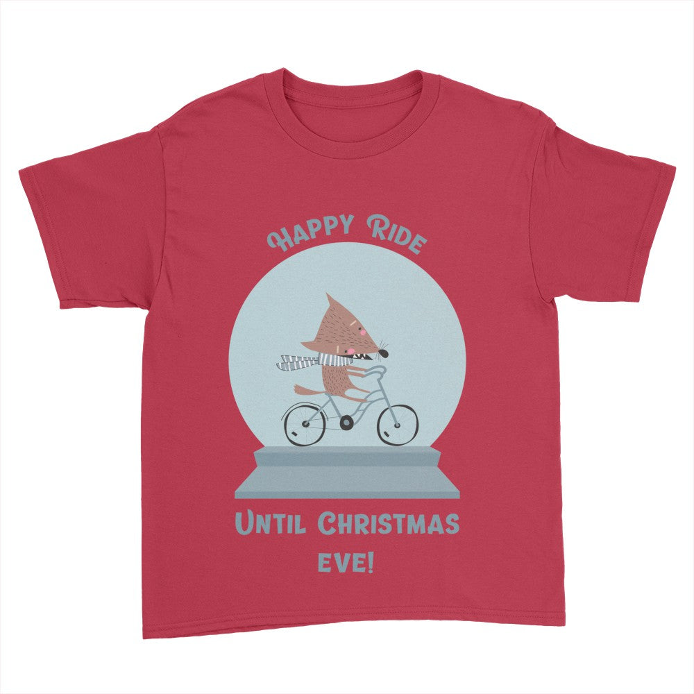 Happy Ride Until Christmas Eve Youth Shirt