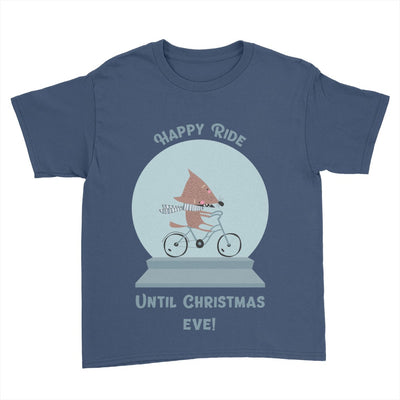 Happy Ride Until Christmas Eve Youth Shirt