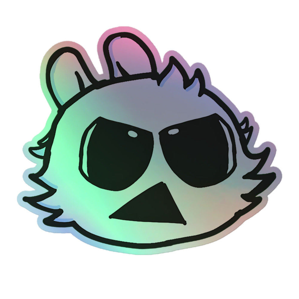 Holographic Bib sticker