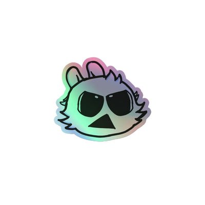 Holographic Bib sticker