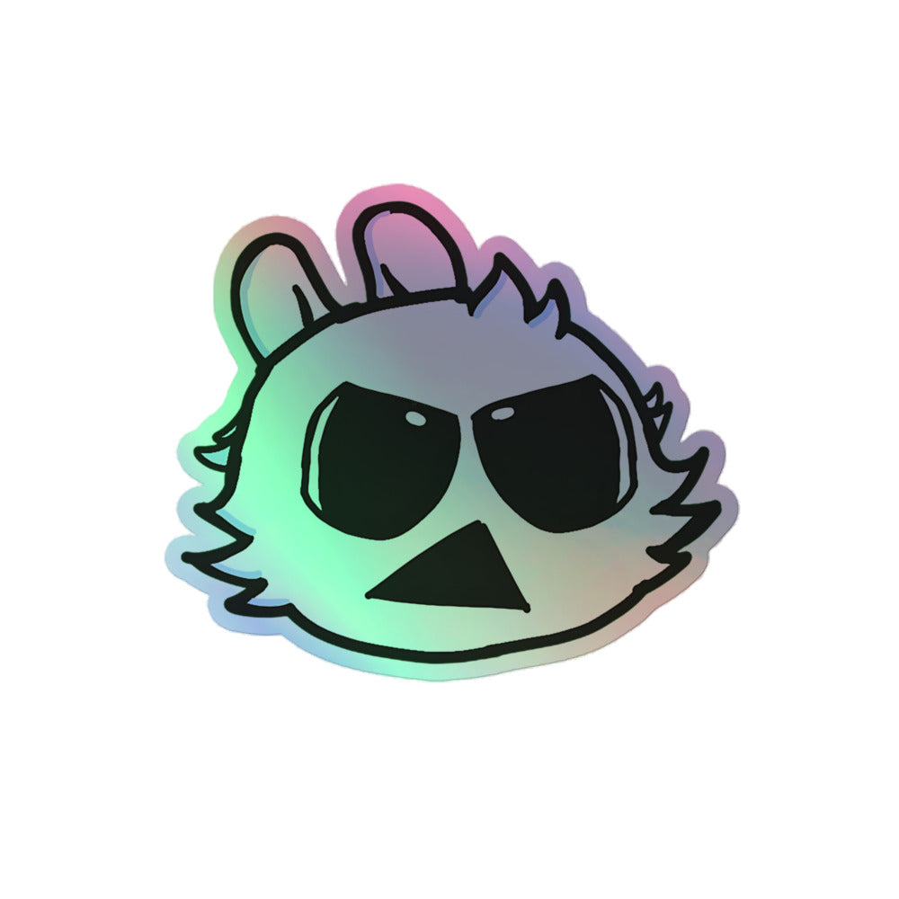 Holographic Bib sticker