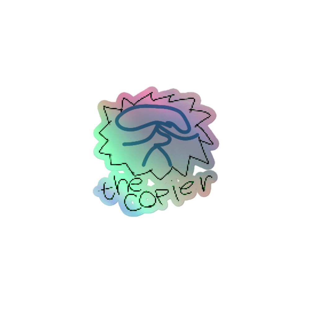 Holographic "The copier" sticker