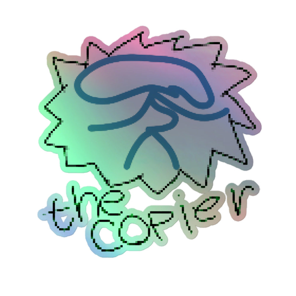 Holographic "The copier" sticker