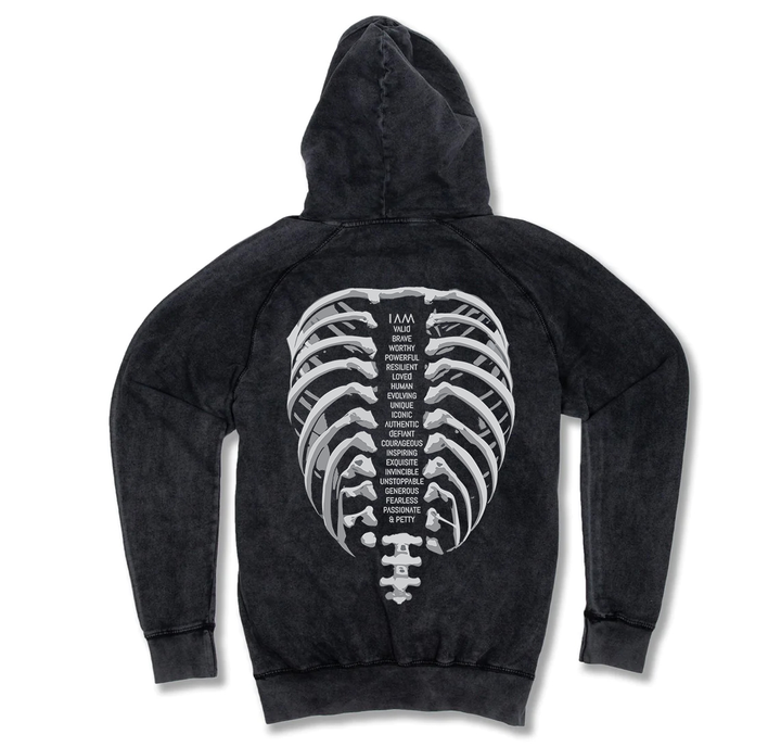 Ribcage hoodie hotsell
