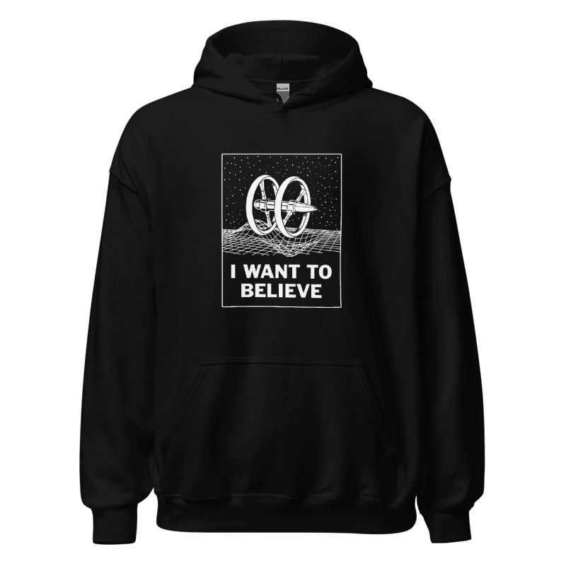 "I Want To Believe" UV Glow Hoodie (LIMITED QUANTITY)