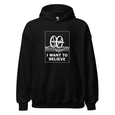 "I Want To Believe" UV Glow Hoodie (LIMITED QUANTITY)