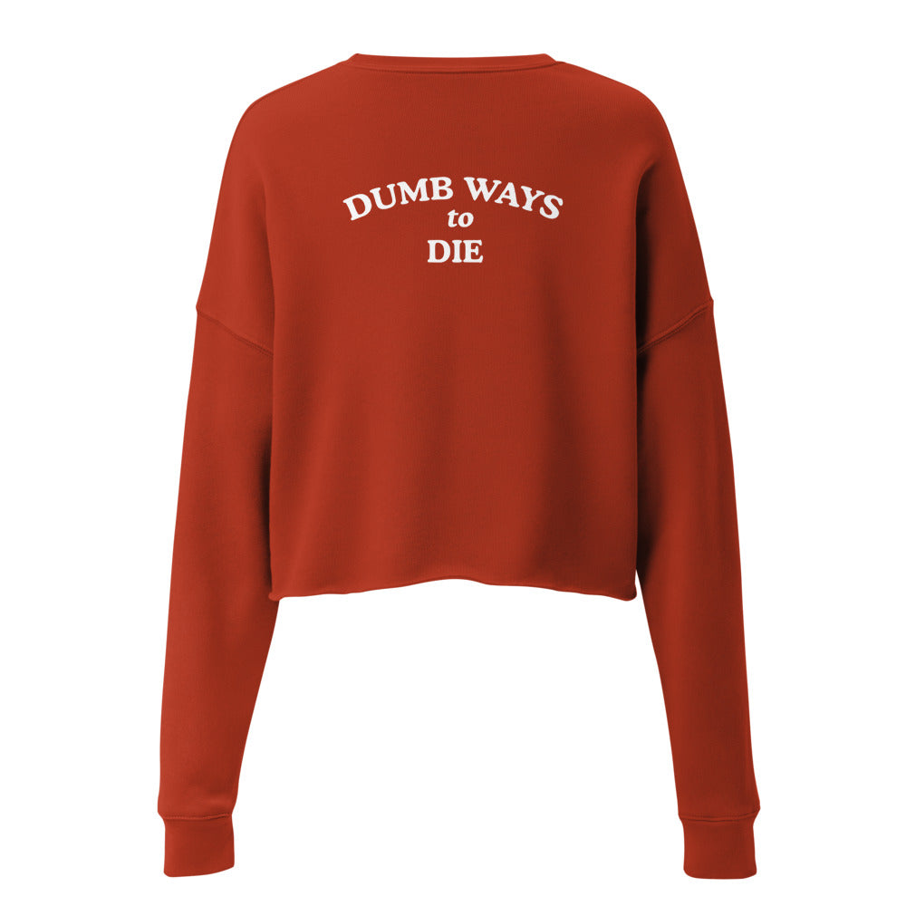 Hot Dog and a Snake (Mishap) - Women's Cropped Sweatshirt