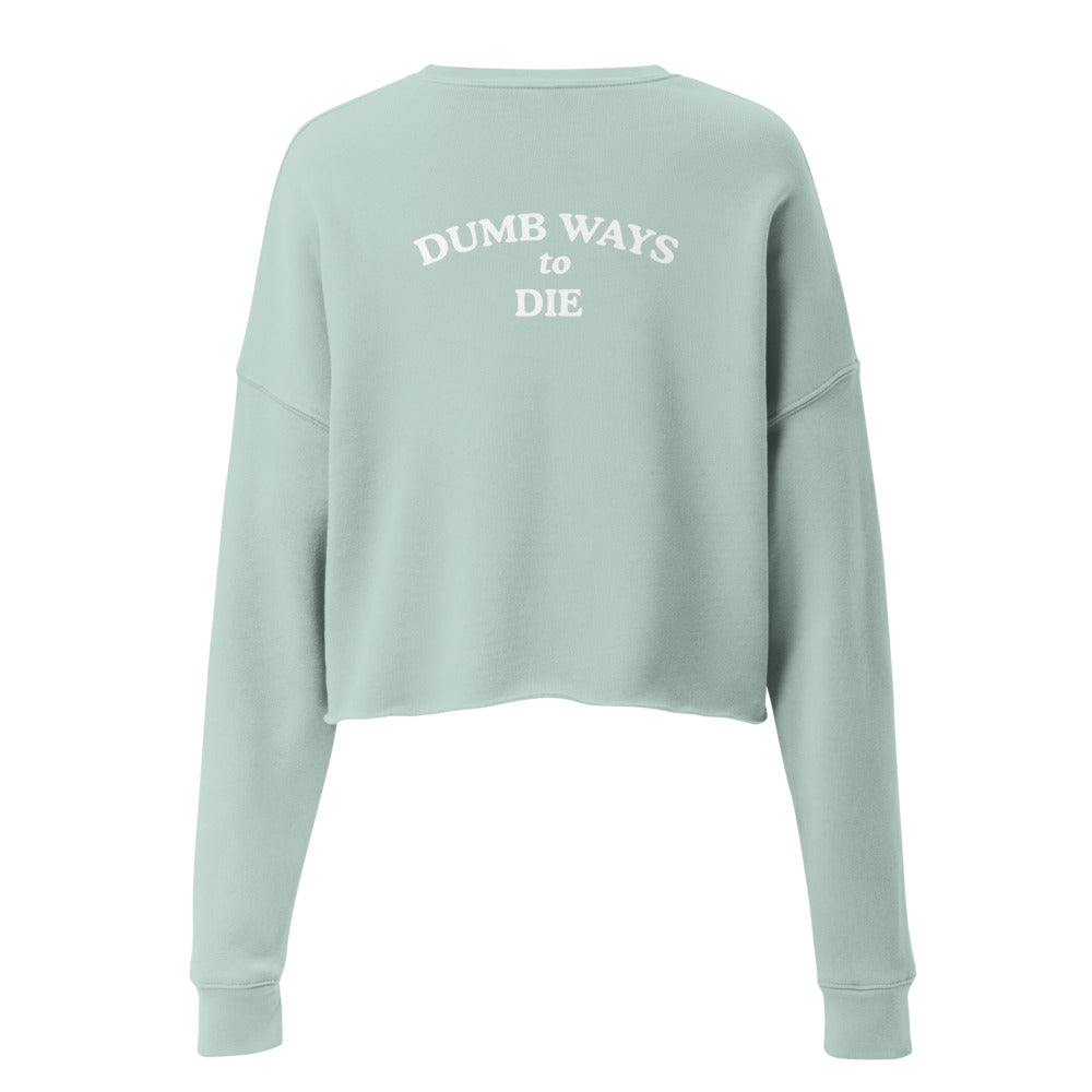 Hot Dog and a Snake (Mishap) - Women's Cropped Sweatshirt