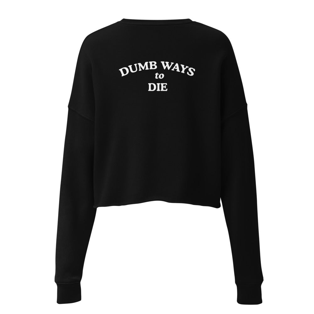 Hot Dog and a Snake (Mishap) - Women's Cropped Sweatshirt