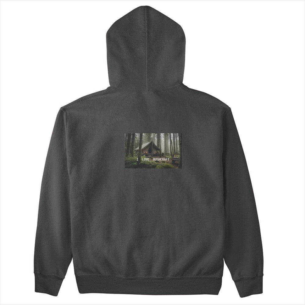 'I Love Bushcraft'  - 'Premium Hoodie'