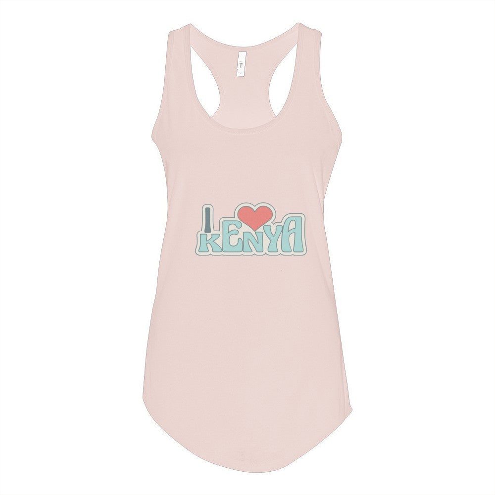 I love Kenya Racerback tank