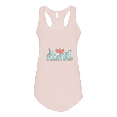 I love Kenya Racerback tank