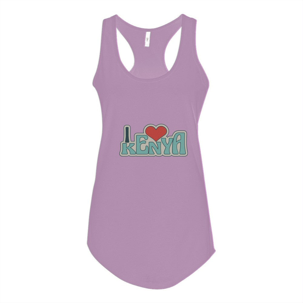 I love Kenya Racerback tank