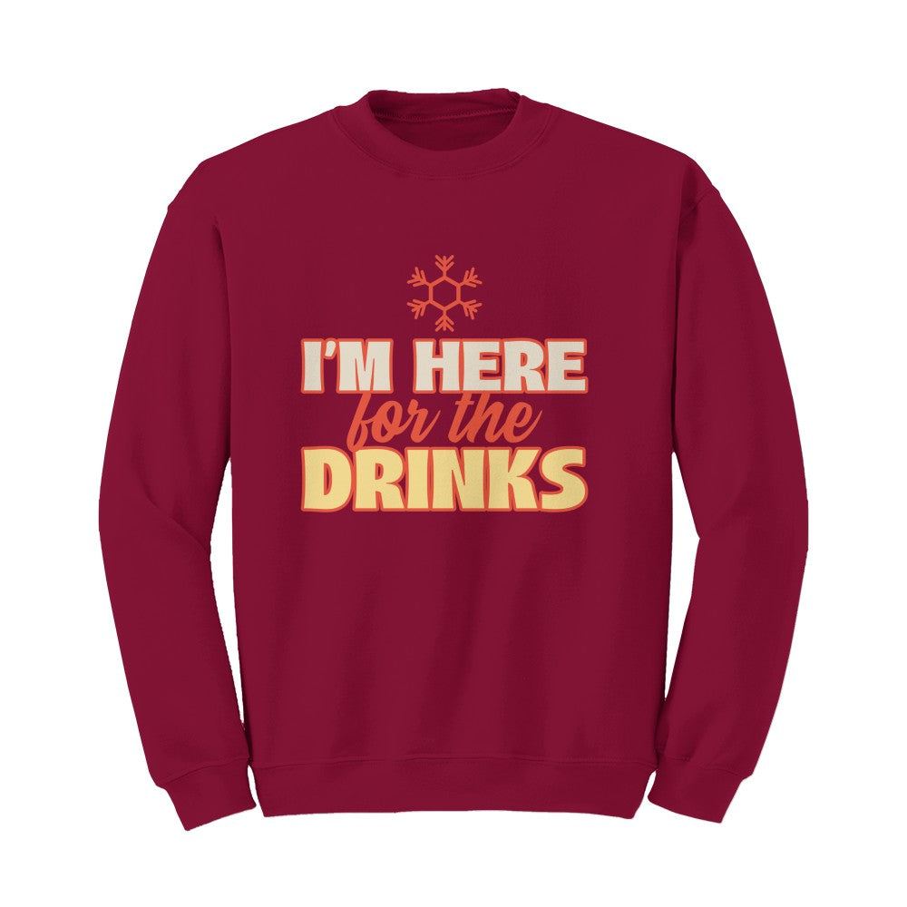 I'm here for the drinks Sweater
