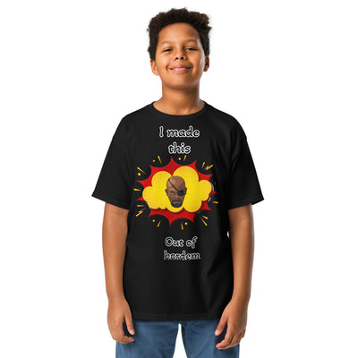 "I made this out of bordom" T shirt (youth)