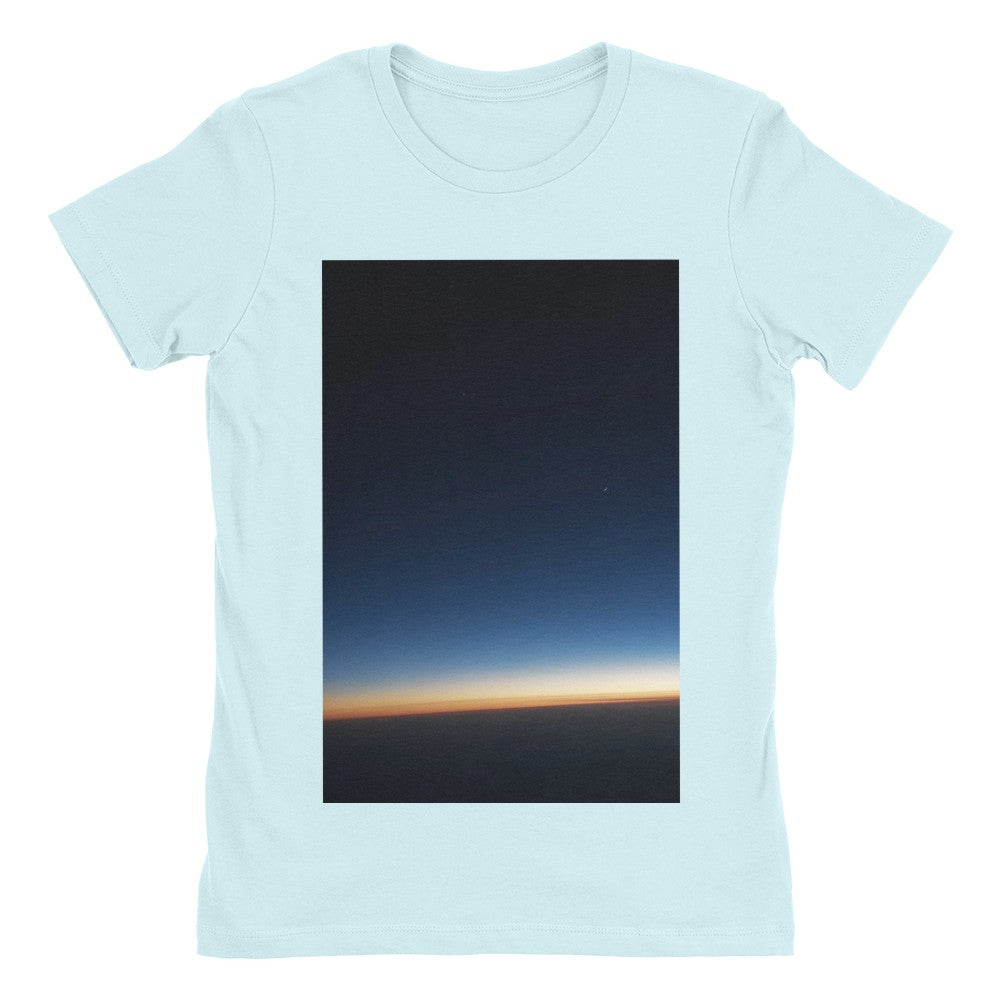 In the sky, at night