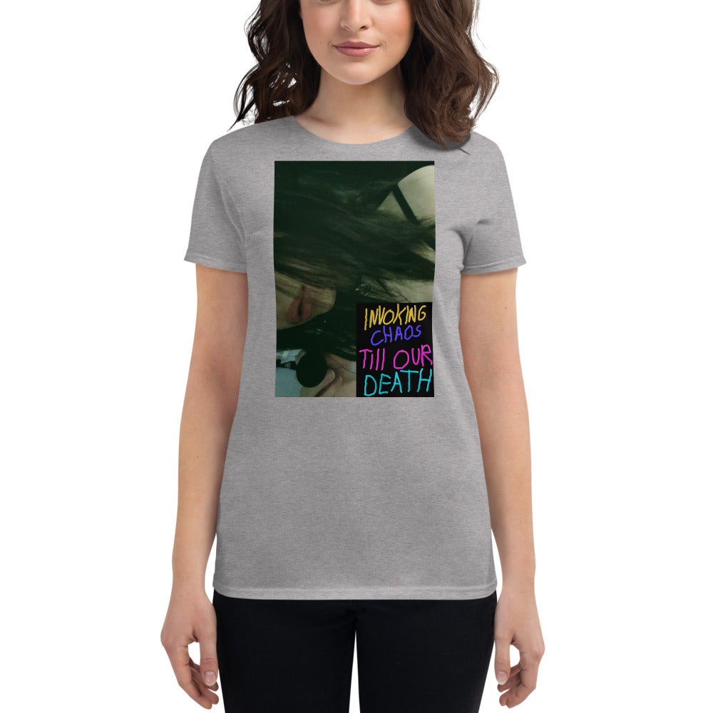 InvokingChaosTillOurDeath X Vict Molina "Love Is Dead" Women's Shirt