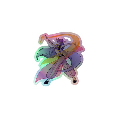 Iris Lily Holo Sticker