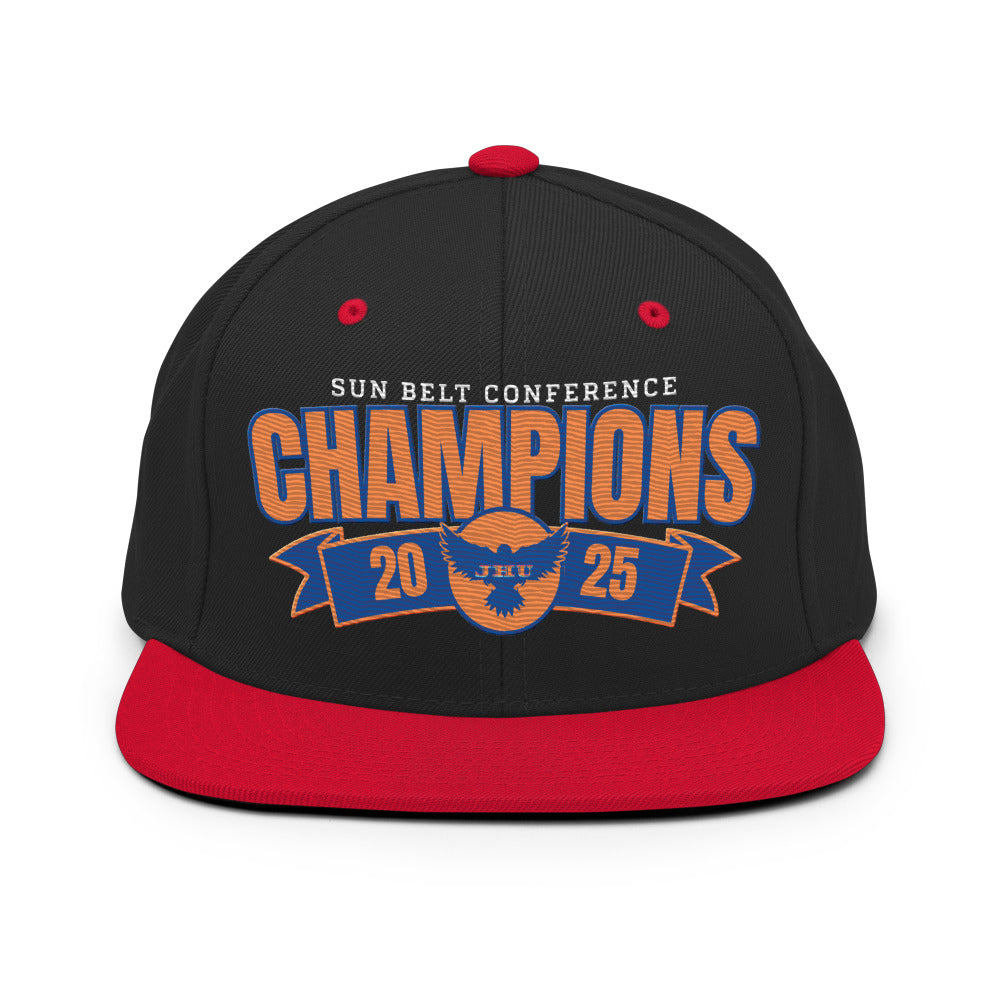JHU Football 2025 Sun Belt Conference Champions Hat