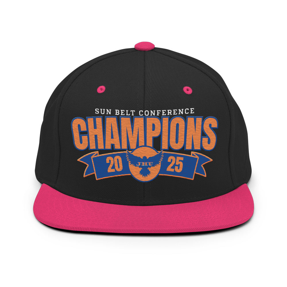 JHU Football 2025 Sun Belt Conference Champions Hat