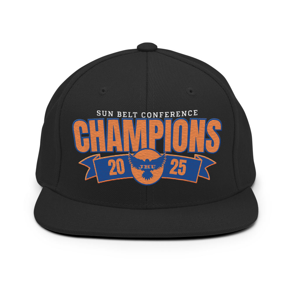 JHU Football 2025 Sun Belt Conference Champions Hat