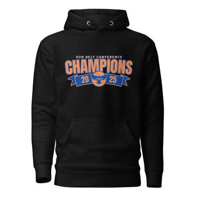 JHU Football 2025 Sun Belt Conference Champions Unisex Hoodie