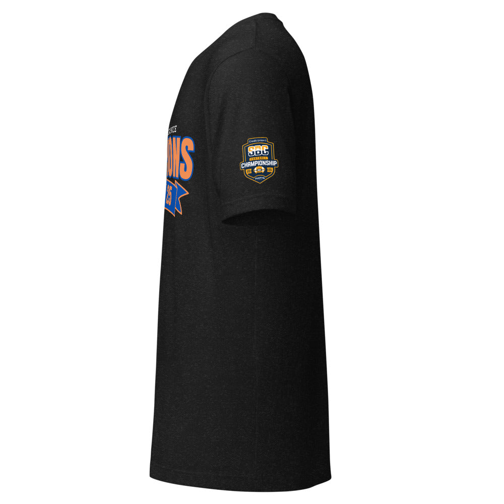 JHU Football 2025 Sun Belt Conference Champions Unisex T-Shirts