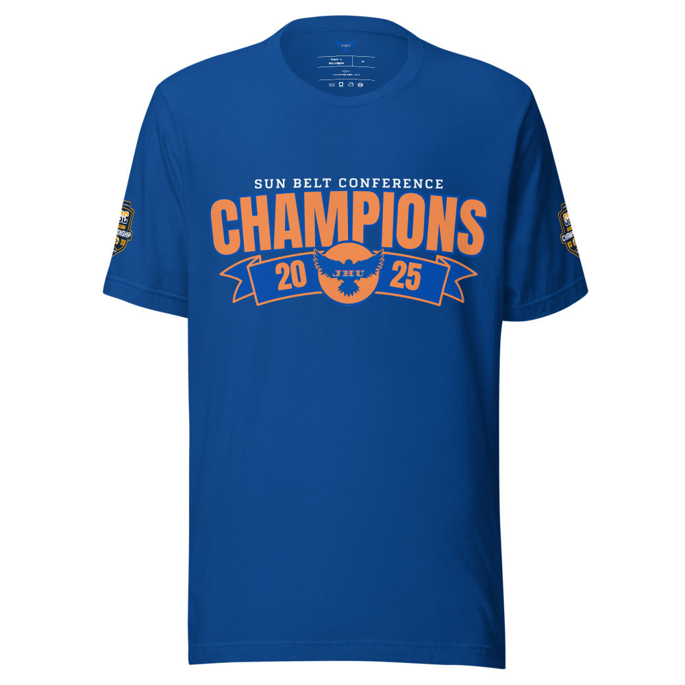 JHU Football 2025 Sun Belt Conference Champions Unisex T-Shirts