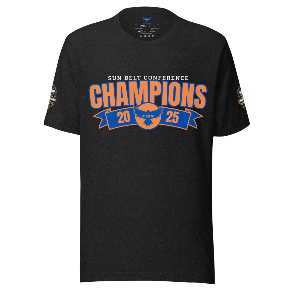JHU Football 2025 Sun Belt Conference Champions Unisex T-Shirts