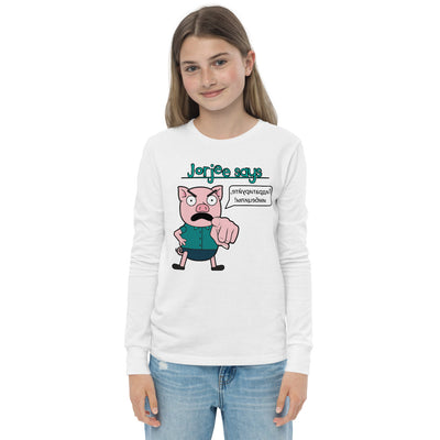 Youth Long Sleeve Tee - Jorjee Says