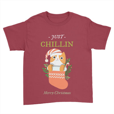 Just Chillin Merry Christmas Youth Shirt