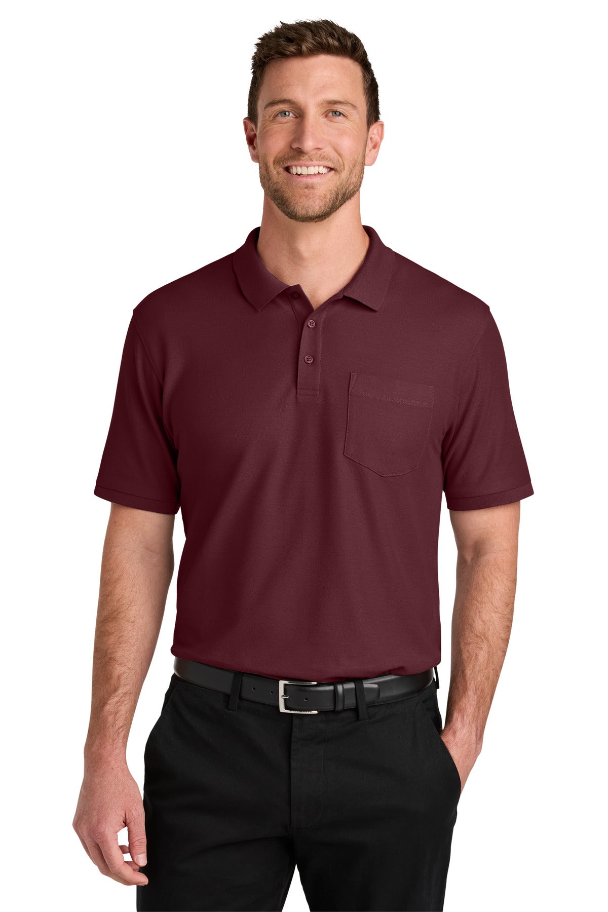 Port Authority Wearever Signature Pique Pocket Polo K200P