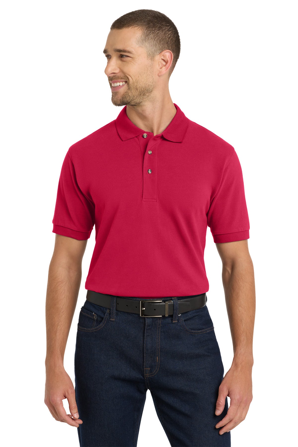 Port Authority Heavyweight Cotton Pique Polo.  K420